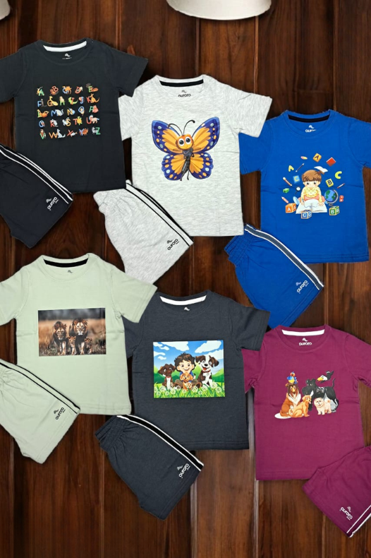 Kids T-Shirt Shorts Set Pack 2